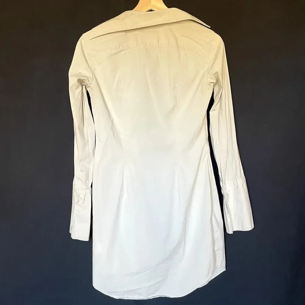 GAP beige tan trenchcoat style jacket collared women's size 2‎ business casual